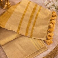Mul Cotton Kasavu Saree