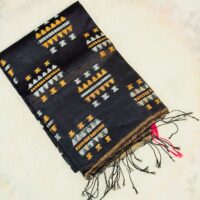 Pure Modal Tissue Silk Saree -Black