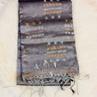 Pure Modal Tissue Silk Saree -Gray