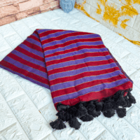MC-01 Modal Cotton - Purple And Maroon Stripes